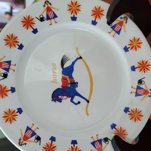 Vintage children plate with horse from Adams England